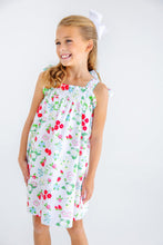 Load image into Gallery viewer, Lainey's Little Dress - Berry Sweet w/ Belhaven Blue - Broadcloth

