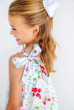 Load image into Gallery viewer, Lainey's Little Dress - Berry Sweet w/ Belhaven Blue - Broadcloth
