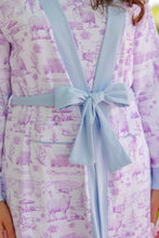 Load image into Gallery viewer, Ready or Not Robe - Lavender &amp; Lambs w/ Beale Street Blue
