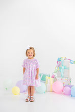 Load image into Gallery viewer, Sandy Smocked Dress - A Little Pop - Short Sleeve - Broadcloth
