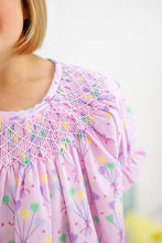 Load image into Gallery viewer, Sandy Smocked Dress - A Little Pop - Short Sleeve - Broadcloth
