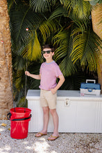 Load image into Gallery viewer, Carter Crewneck - Beale Street Blue &amp; Parrot Cay Coral Stripe
