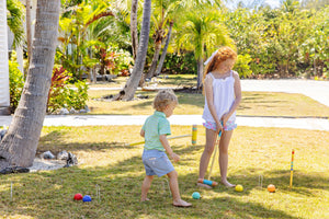 Prim & Proper Polo - Grace Bay Green, Beale Street Blue, & Worth Ave White Stripe