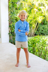 Hayword Half-Zip - Sunrise Blvd Blue w/ Kennedy Cruise Stripe Blue
