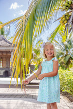 Load image into Gallery viewer, Lainey's Little Dress - Sarasota School of Fish w/ Worth Ave White - Pima
