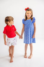 Load image into Gallery viewer, Ruehling Ruffle Dress - Potomac Petals - Pima
