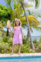 Load image into Gallery viewer, Millie Day Dress - Sea Wall Stripe - Winter Park Pink &amp; Worth Ave White - Broadcloth

