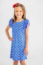 Load image into Gallery viewer, Ruehling Ruffle Dress - Potomac Petals - Pima
