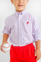 Load image into Gallery viewer, Dean's List Dress Shirt - Lake Powell Plaid - Rolled Sleeves

