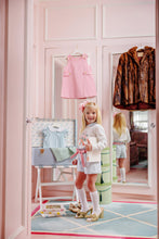 Load image into Gallery viewer, Isabelle's Intarsia Sweater - Palmetto Pearl w/ Floral Bouquet Intarsia
