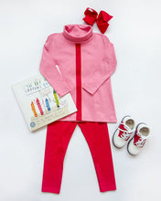 Load image into Gallery viewer, Tenley Tunic - Hamptons Hot Pink w/ Richmond Red
