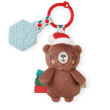 Load image into Gallery viewer, Plush Teether - Holiday Bear
