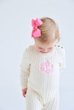 Load image into Gallery viewer, Pearson Playsuit - Palmetto Pearl - Cableknit
