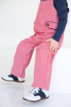 Load image into Gallery viewer, Ivy League Longall - Richmond Red Mini Gingham w/ Navy
