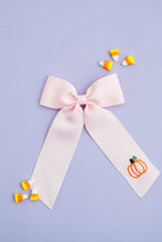 Load image into Gallery viewer, Hair Bow - Fall - Pumpkin or Turkey
