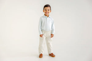 Prim & Proper Polo - Old Greenwich Green Stripe