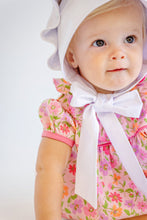 Load image into Gallery viewer, Ramona Ruffle Collar Bubble - Grand Cayman Gardens w/ Romany Rose - Pima
