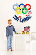 Load image into Gallery viewer, Carter Crewneck - Barrington Blue &amp; Navy Stripe - Long Sleeve
