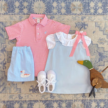 Load image into Gallery viewer, Prim &amp; Proper Polo - Parrot Cay Coral Stripe
