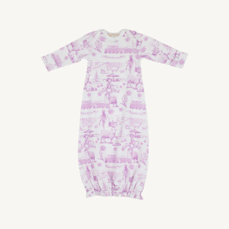 Adorable Everyday Gown - Lavender & Lambs