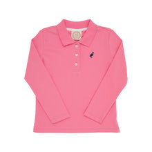 Load image into Gallery viewer, Anna Price Polo - Hamptons Hot Pink w/ Nantucket Navy
