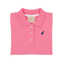 Load image into Gallery viewer, Anna Price Polo - Hamptons Hot Pink w/ Nantucket Navy
