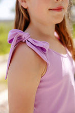 Load image into Gallery viewer, Tay Tay Tie Tank - Valley High Violet - Pima
