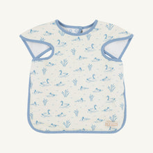 Load image into Gallery viewer, Big Bite Bib - Quack Quack Honk (Palmetto Pearl) w/ Barrington Blue
