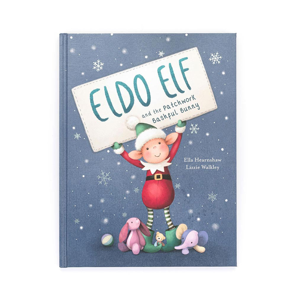 Book - Eldo Elf & The Patchwork Bashful Bunny - Jellycat