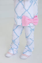 Load image into Gallery viewer, Patty Pants - Buckhead Blue Belle Meade Bow - Heavy Knit
