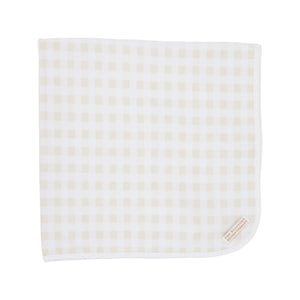 Baby Buggy Blanket - Palmetto Pearl Gingham