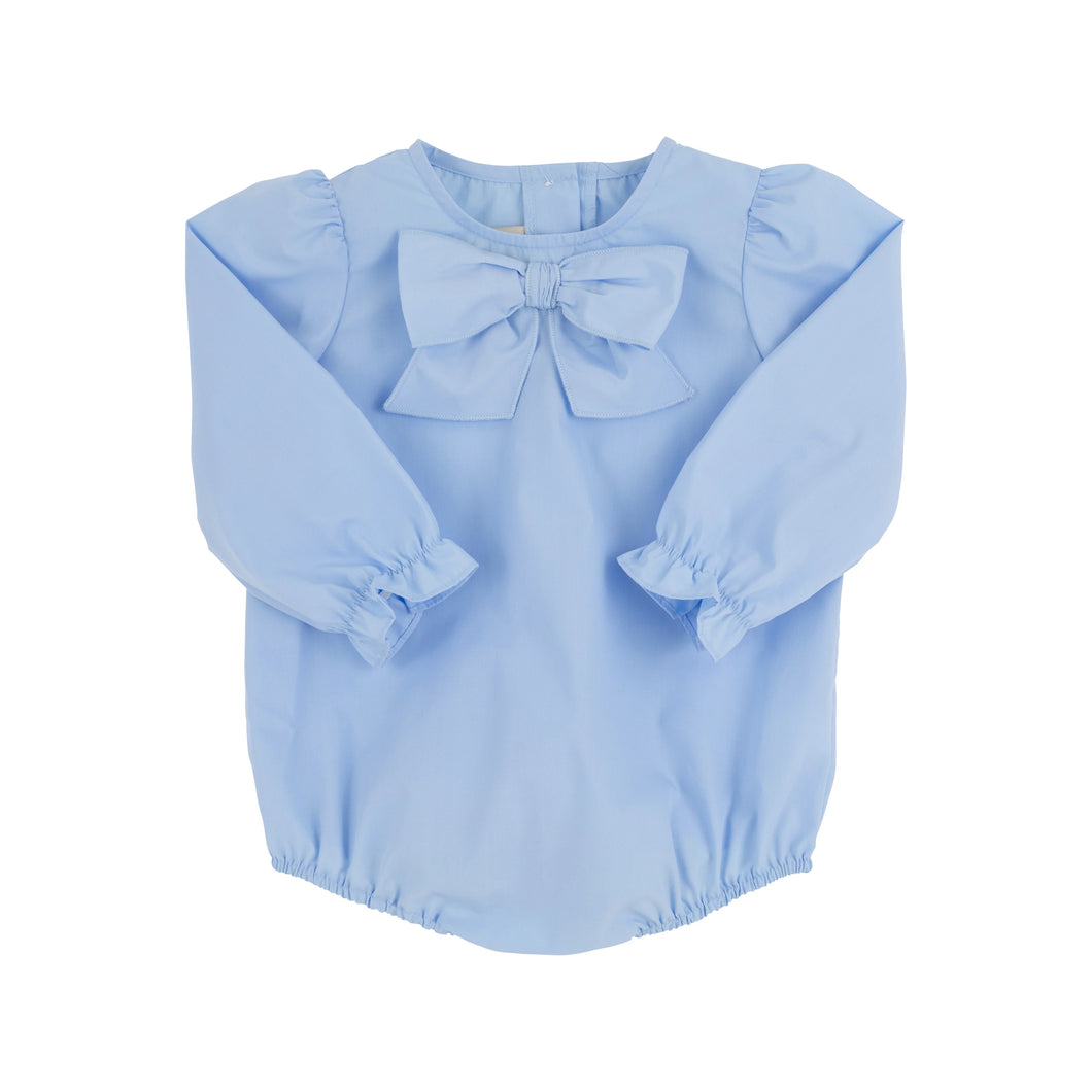 Beatrice Bow Blouse - Beale Street Blue - Broadcloth
