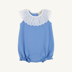 Begley Bubble - Barbados Blue w/ Worth Ave White - Heavy Knit