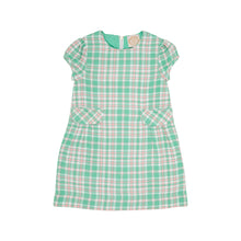 Load image into Gallery viewer, Betts Bow Dress - Putney Plaid w/ Hamptons Hot Pink
