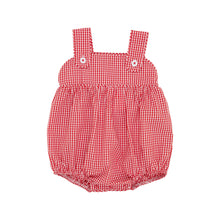 Load image into Gallery viewer, Bingham Bubble - Richmond Red Mini Gingham - Woven
