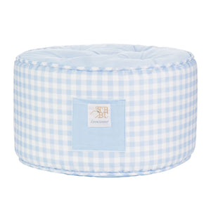 GooseWaddle + Pello Pouf - Buckhead Blue Gingham