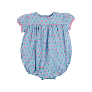 Blythe Bubble - Holly Hills Hand Block w/ Hamptons Hot Pink - Pima