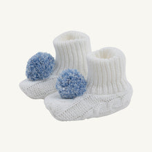Load image into Gallery viewer, Bryer Bootie - Worth Ave White - with Pearl, Blue, or Pink Options
