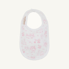 Load image into Gallery viewer, Burp Me Bib - Sir Proper's Sweet Arrival w/ Hamptons Hot Pink
