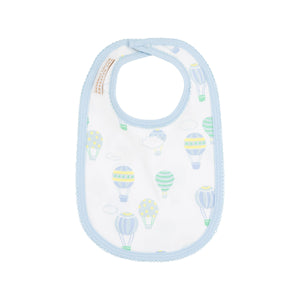 Burp Me Bib - Up Up and Away w/ Buckhead Blue