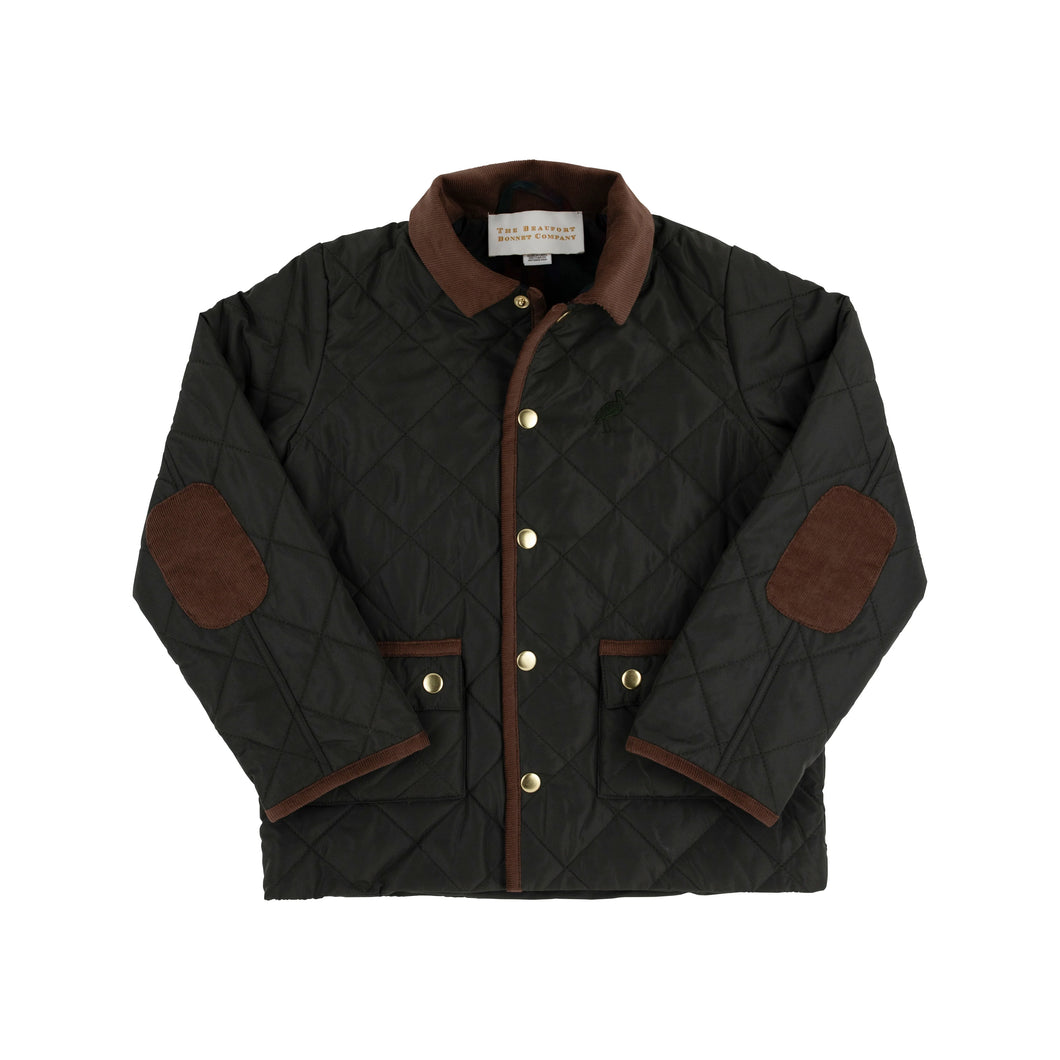 Caldwell Quilted Coat - Montague Moss w/ Chelsea Chocolate