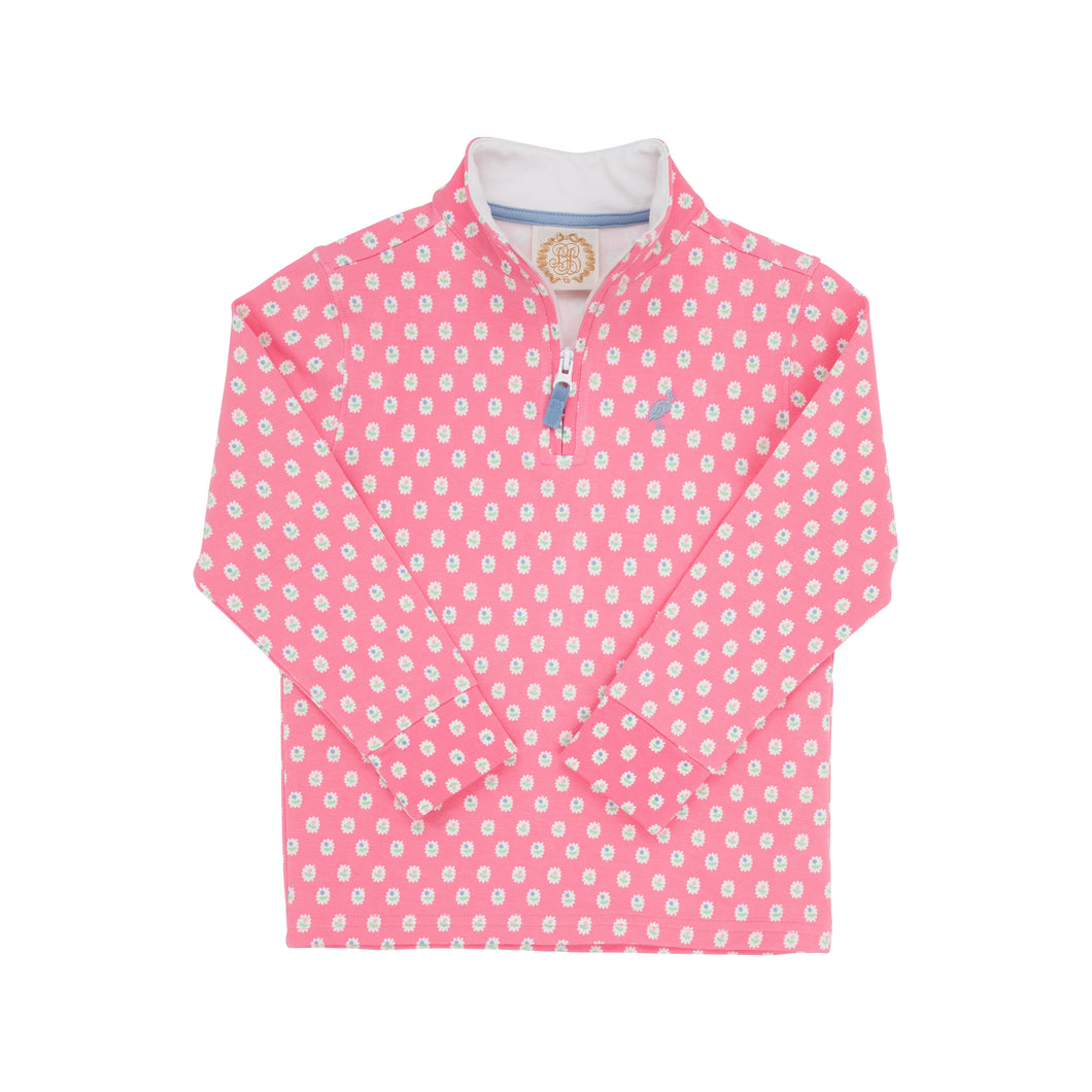 Canter Collar Half-Zip - Ballantyne Blooms w/ Barrington Blue