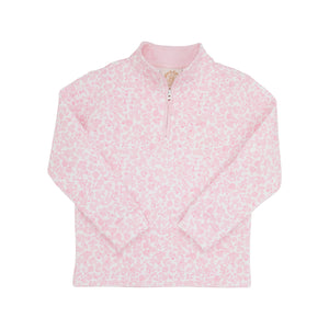 Canter Collar Half-Zip - Greenville Garden w/ Palm Beach Pink - Fleece