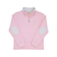Load image into Gallery viewer, Canter Collar Half-Zip - Palm Beach Pink w/ Buckhead Blue
