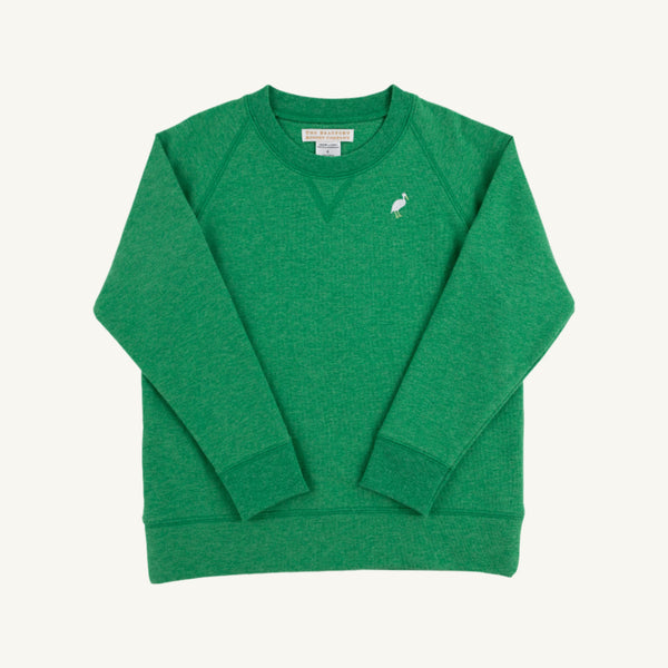 Cassidy Comfy Crewneck - Gibson Island Green - Heathered