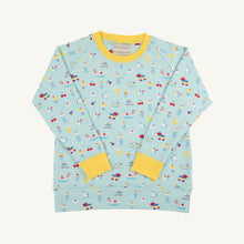 Load image into Gallery viewer, Cassidy Comfy Crewneck - Ice Cream Daydream (Blueberry Blue) w/ Nana Banana

