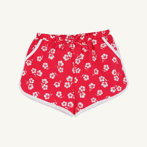 Cheryl Shorts - Fairfax Flowers w/ Worth Ave White - Broadcloth