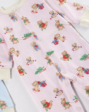 Load image into Gallery viewer, Paxton Playsuit - Christmastime Cuties (Pink) - Pima
