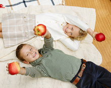 Load image into Gallery viewer, Prim &amp; Proper Polo - Grier Green &amp; Palmetto Pearl Stripe - Long Sleeve
