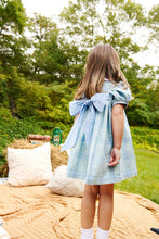 Load image into Gallery viewer, Mary Dal Dress - Audubon Park Plaid w/ Sarasota Sky - Woven

